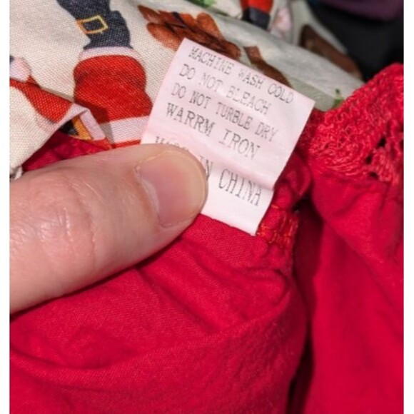 Boutique Baby Girl 9-12 Months Romper Pleated Dress One Piece Christmas Santa - Picture 5 of 5